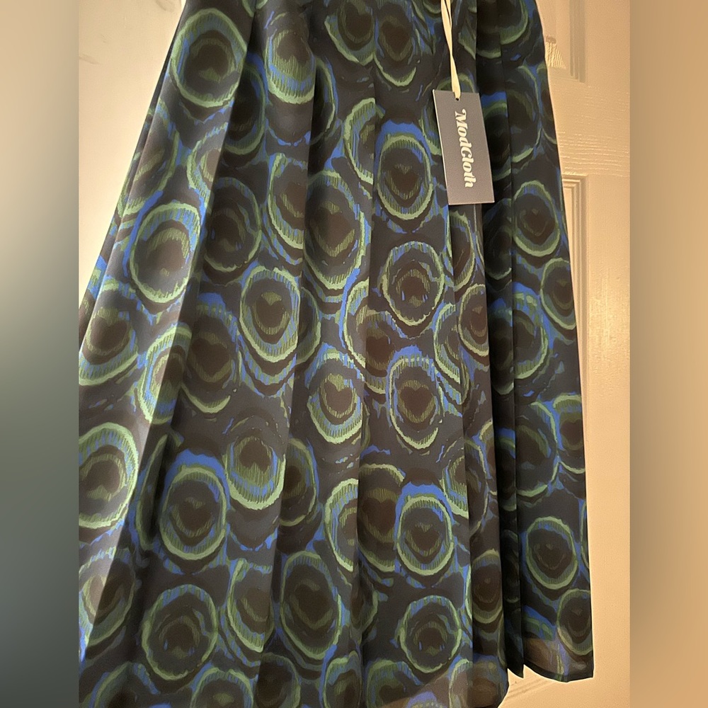 Peacock feather skirt